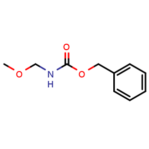 Chemical structure of Benzyl N-(methoxymethyl)carbamate , CAS 94471-35-9, AChemBlock V151757