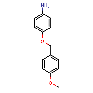 Chemical structure of 4-(4-Methoxybenzyloxy)aniline , CAS 53234-92-7, AChemBlock V151781