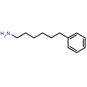 Chemical structure of Benzenehexanamine , CAS 17734-20-2, AChemBlock V151799