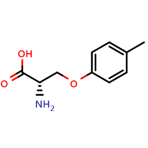 Chemical structure of O-(4-Methylphenyl)-L-serine , CAS 1502810-66-3, AChemBlock V151812