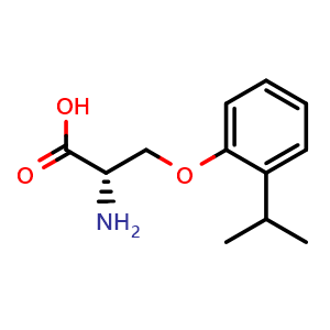 Chemical structure of O-(2-Isopropylphenyl)-L-serine , CAS 1502820-68-9, AChemBlock V151855