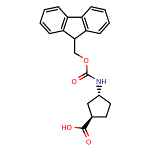 (1R,3R)-3-(Fmoc-amino)cyclopentanecarboxylic acid