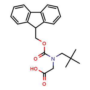 Chemical structure of N-Fmoc-Neopentyl-glycine , CAS 1935967-49-9, AChemBlock V152229