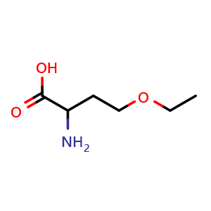 Chemical structure of O-Ethyl-DL-homoserine , CAS 17804-70-5, AChemBlock V152251