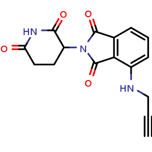 2-(2,6-Dioxopiperidin-3-yl)-4-(prop-2-yn-1-ylamino)isoindoline-1,3-dione