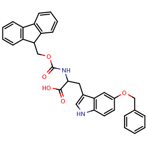N-Fmoc-5-benzyloxy-DL-tryptophan