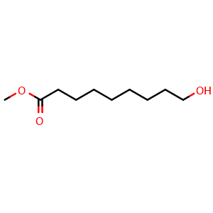 Chemical structure of 9-Hydroxynonanoic acid methyl ester , CAS 34957-73-8, AChemBlock V152369