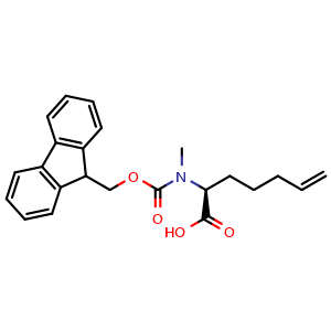 N-Fmoc-(S)-2-(methylamino)hept-6-enoic acid