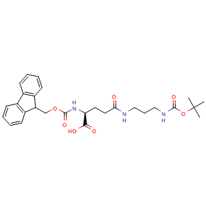 N2-Fmoc-N5-(3-Boc-aminopropyl)-L-glutamine