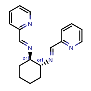 N1,N2-Bis(2-pyridinylmethylene)-(1R,2R)-rel-1,2-cyclohexanediamine