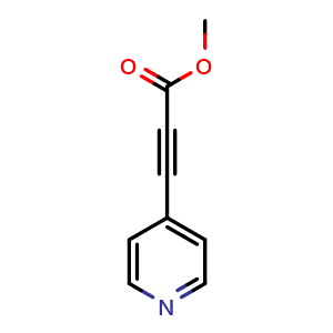 Chemical structure of Methyl 3-(4-pyridyl)propiolate , CAS 78584-33-5, AChemBlock V152481
