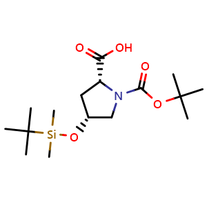 (4R)-4-(TBDMS-oxy)-1-Boc-D-proline