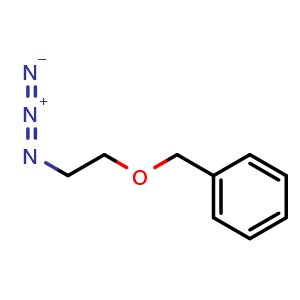 Chemical structure of Benzyl 2-azidoethyl ether , CAS 66021-75-8, AChemBlock V152519