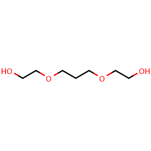 Chemical structure of 1,3-Di(2-hydroxyethoxy)propane , CAS 67439-82-1, AChemBlock V152556