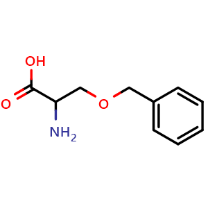 Chemical structure of O-Phenyl-DL-serine , CAS 59123-22-7, AChemBlock V152712