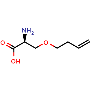 Chemical structure of O-3-Buten-1-yl-L-serine , CAS 1509952-43-5, AChemBlock V152763