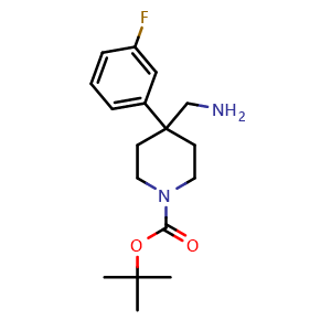 1-Boc-4-(aminomethyl)-4-(3-fluorophenyl)-piperidine