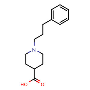 1-(3-Phenylpropyl)-4-piperidinecarboxylic acid