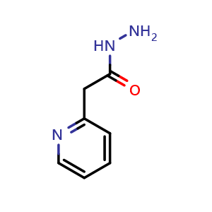 Chemical structure of 2-Pyridineacetic acid hydrazide , CAS 673-05-2, AChemBlock V152984