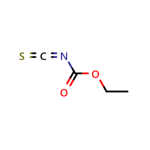 Chemical structure of O-ethyl carbonisothiocyanatidate , CAS 16182-04-0, AChemBlock V152995