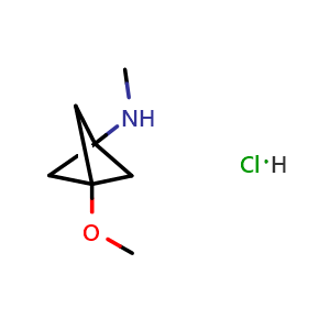 3-methoxy-N-methyl-bicyclo[1.1.1]pentan-1-amine hydrochloride