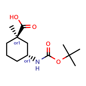 trans-3-(tert-butoxycarbonylamino)-1-methyl-cyclohexanecarboxylic acid