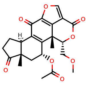 Chemical structure of Wortmannin , CAS 19545-26-7, AChemBlock V153139
