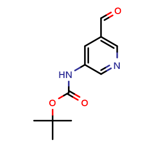 (5-Formyl-pyridin-3-yl)-carbamic acid tert-butyl ester