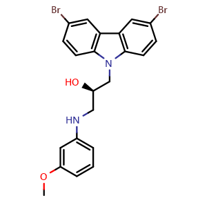 Chemical structure of (R)-P7C3-Ome , CAS 1235481-43-2, AChemBlock V153232