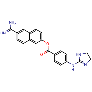 Chemical structure of Sepimostat , CAS 103926-64-3, AChemBlock V153242