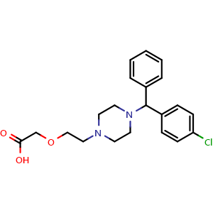 Chemical structure of Cetirizine Impurity B dihydrochloride , CAS 1000690-91-4, AChemBlock V153253