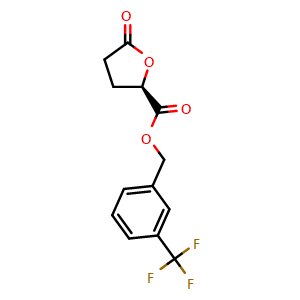 Chemical structure of TFMB-(R)-2-HG , CAS 1445700-01-5, AChemBlock V153278