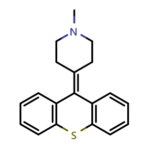 Chemical structure of Pimethixene , CAS 314-03-4, AChemBlock V153296