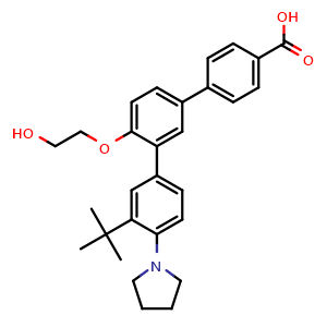 Chemical structure of Trifarotene , CAS 895542-09-3, AChemBlock V153320