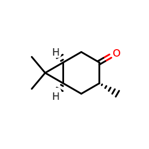 Chemical structure of (1S,4R,6R)-4,7,7-trimethylnorcaran-3-one , CAS 52153-58-9, AChemBlock V153406
