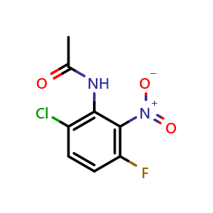 N-(6-chloro-3-fluoro-2-nitro-phenyl)acetamide