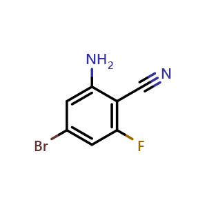 2-amino-4-bromo-6-fluoro-benzonitrile