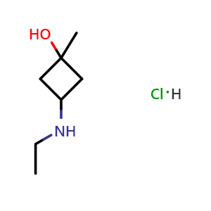 3-(ethylamino)-1-methyl-cyclobutanol hydrochloride