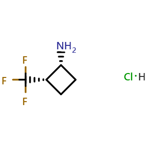 (1R,2S)-2-(trifluoromethyl)cyclobutanamine hydrochloride