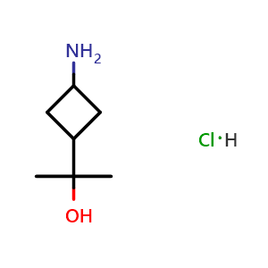 2-(3-aminocyclobutyl)propan-2-ol hydrochloride