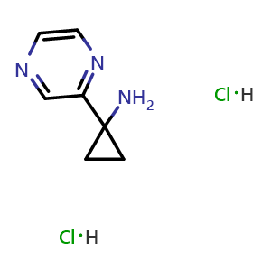 1-pyrazin-2-ylcyclopropanamine dihydrochloride