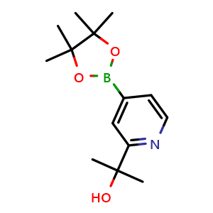 2-[4-(4,4,5,5-tetramethyl-1,3,2-dioxaborolan-2-yl)-2-pyridyl]propan-2-ol