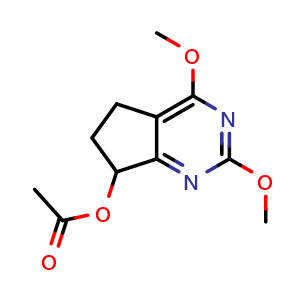(2,4-dimethoxy-6,7-dihydro-5H-cyclopenta[d]pyrimidin-7-yl) acetate