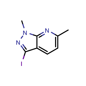 3-iodo-1,6-dimethyl-pyrazolo[3,4-b]pyridine