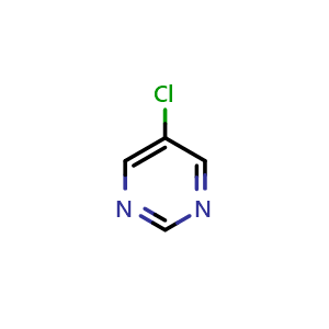 Chemical structure of 5-chloropyrimidine , CAS 17180-94-8, AChemBlock V153856
