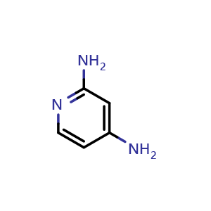 Chemical structure of pyridine-2,4-diamine , CAS 461-88-1, AChemBlock V153905