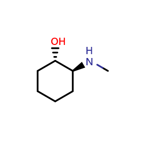 Chemical structure of (1S,2S)-2-(methylamino)cyclohexanol , CAS 21651-84-3, AChemBlock V153929