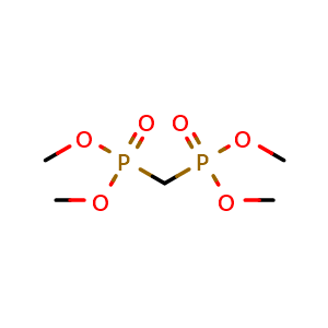 Chemical structure of bis(dimethoxyphosphoryl)methane , CAS 16001-93-7, AChemBlock V154029