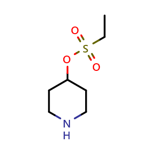 Chemical structure of 4-piperidyl ethanesulfonate , CAS 2920395-92-0, AChemBlock V154057