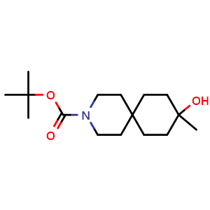 tert-butyl 9-hydroxy-9-methyl-3-azaspiro[5.5]undecane-3-carboxylate